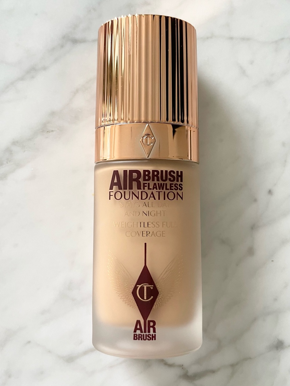 NWT CHARLOTTE TILBURY Air Brush Flawless Foundation Medium Neutral - 8 NEUTRAL
